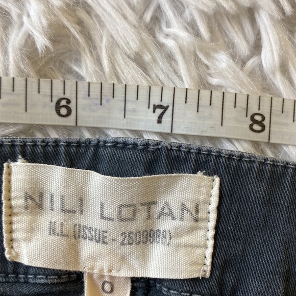 Nili Lotan Cropped Military Pants Cropped in Carbon 0/XS - Picture 12 of 16